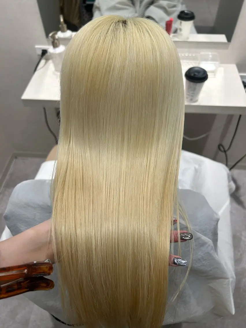 ロング 🫒オリーブ/レイヤ ーカット🌿‬モエカのヘアスタイル
