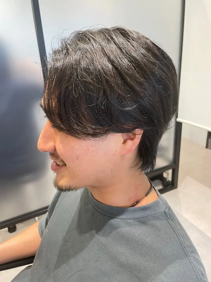 ショート パーマ メンズ カット パーマ ヘアセット メンズ特化 パーマ/オザワのヘアスタイル