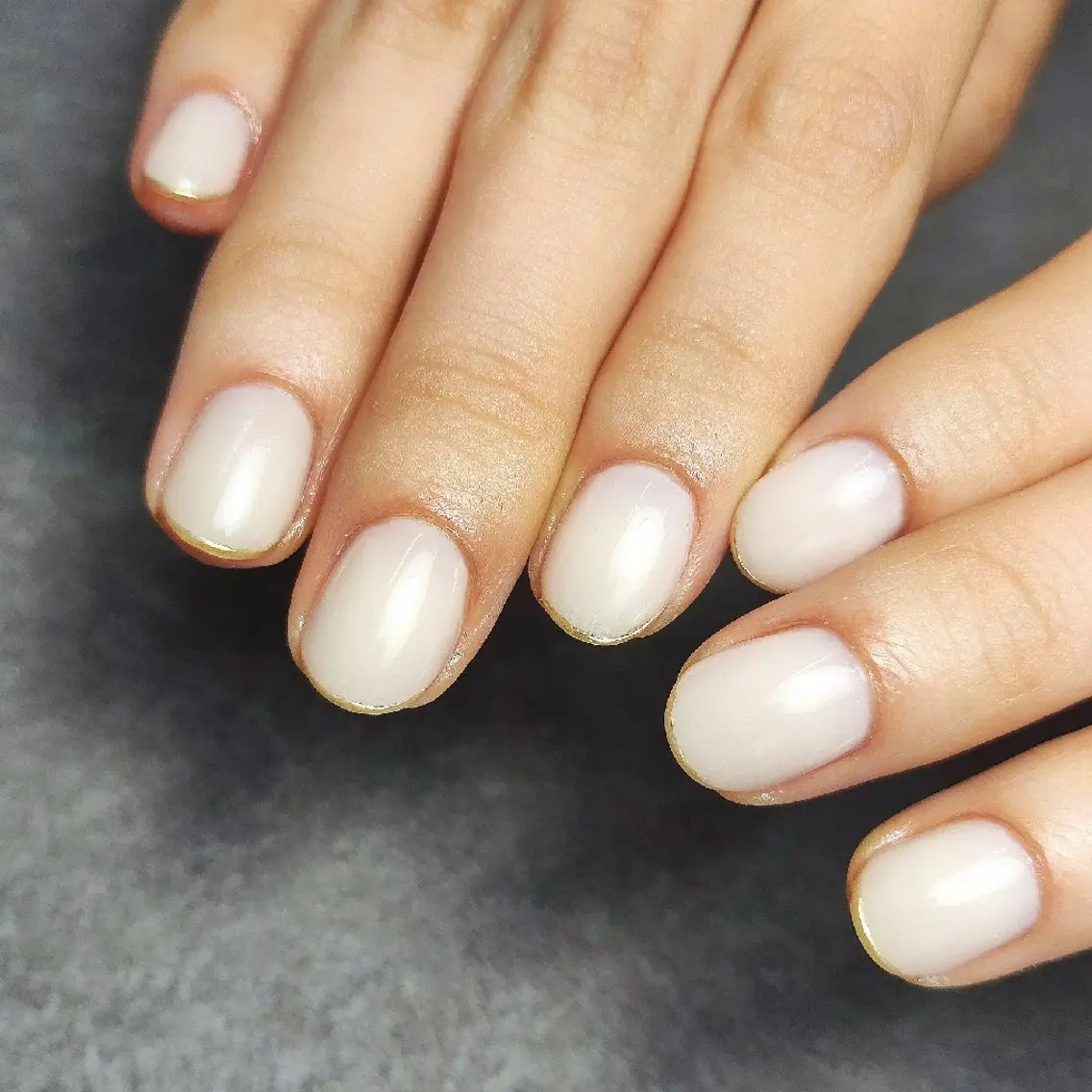 ネイル フレンチネイル ミラーネイル 個人サロン saltnailのネイルデザイン