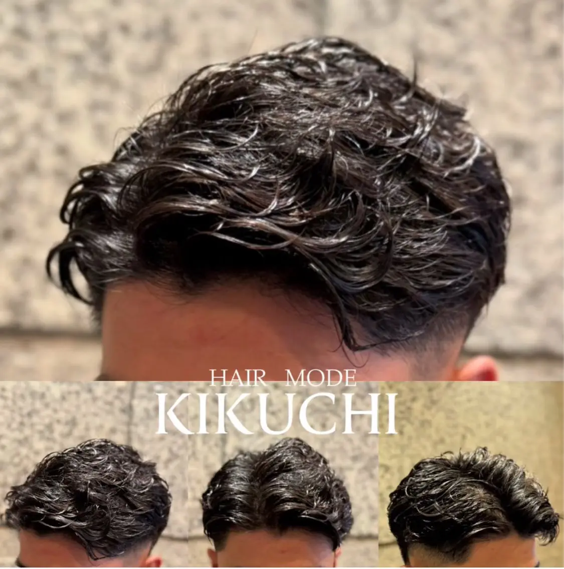ショート カット パーマ 木下 翼のヘアスタイル