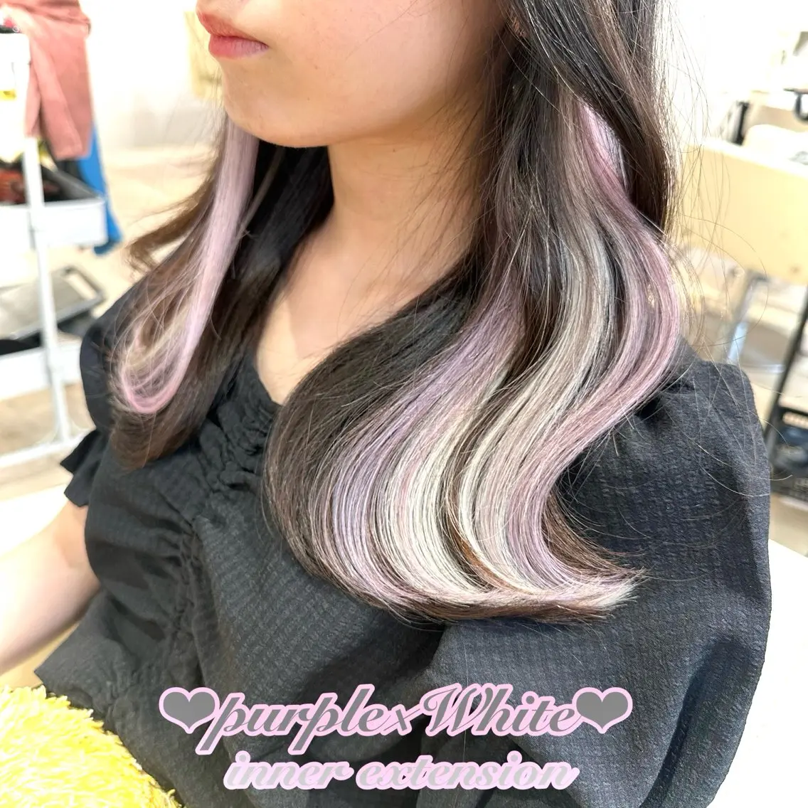 エクステ 新宿/艶カラー 🎀韓国ヘアKANAのヘアスタイル