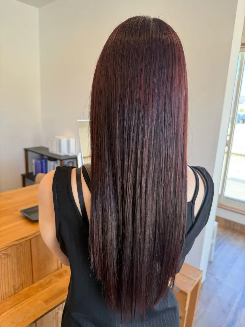 カラー ヘアカラー タガミ リンカのヘアスタイル