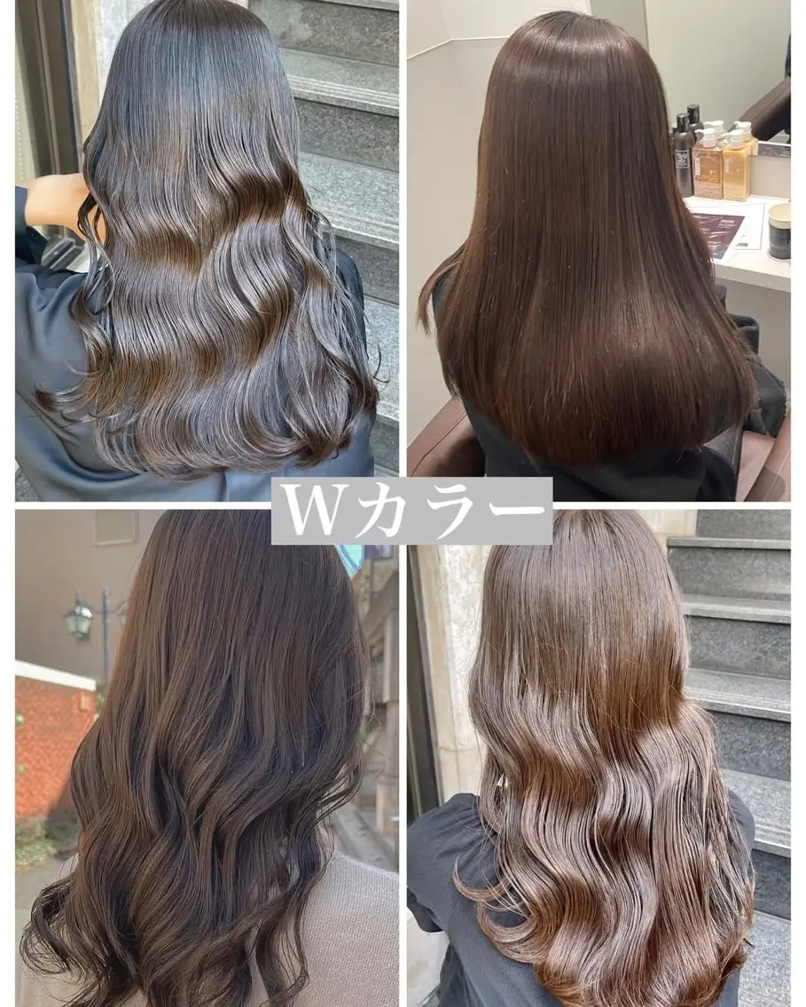 ブリーチなしWカラー+トリートメントの写真