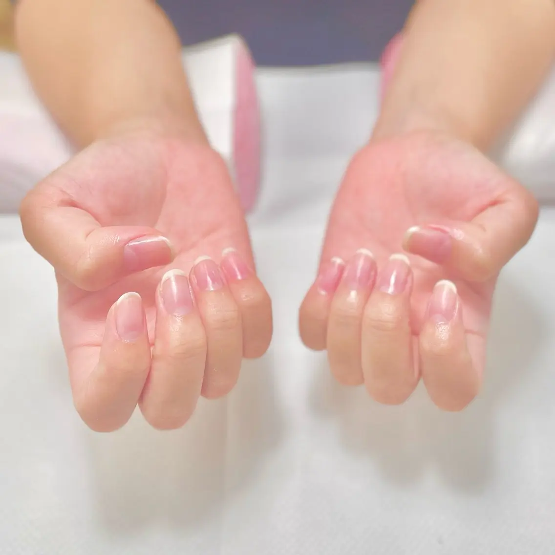 ネイル MAXKELLY正池 白フレンチ募集🕊️のネイルデザイン