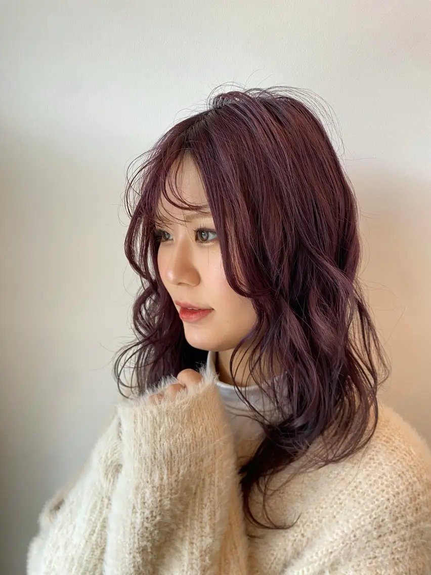 ロング カラー カット ヘアカラー トリートメント MIKU ／fulamのヘアスタイル