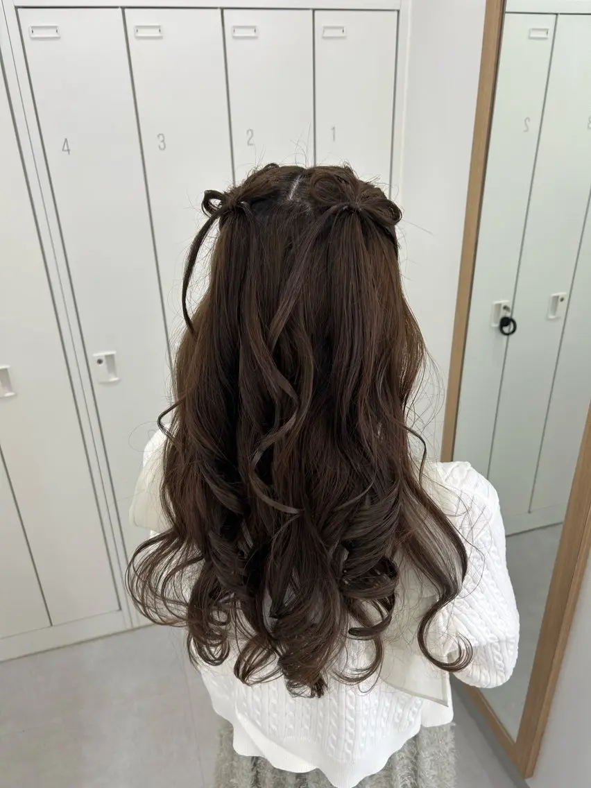 【日曜日のみ】hair set modelの写真