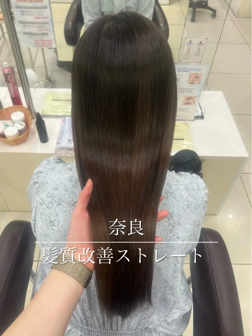 ロング パーマ カット 縮毛矯正 TELA HAIR 石岡♡ａｉｋａのヘアスタイル