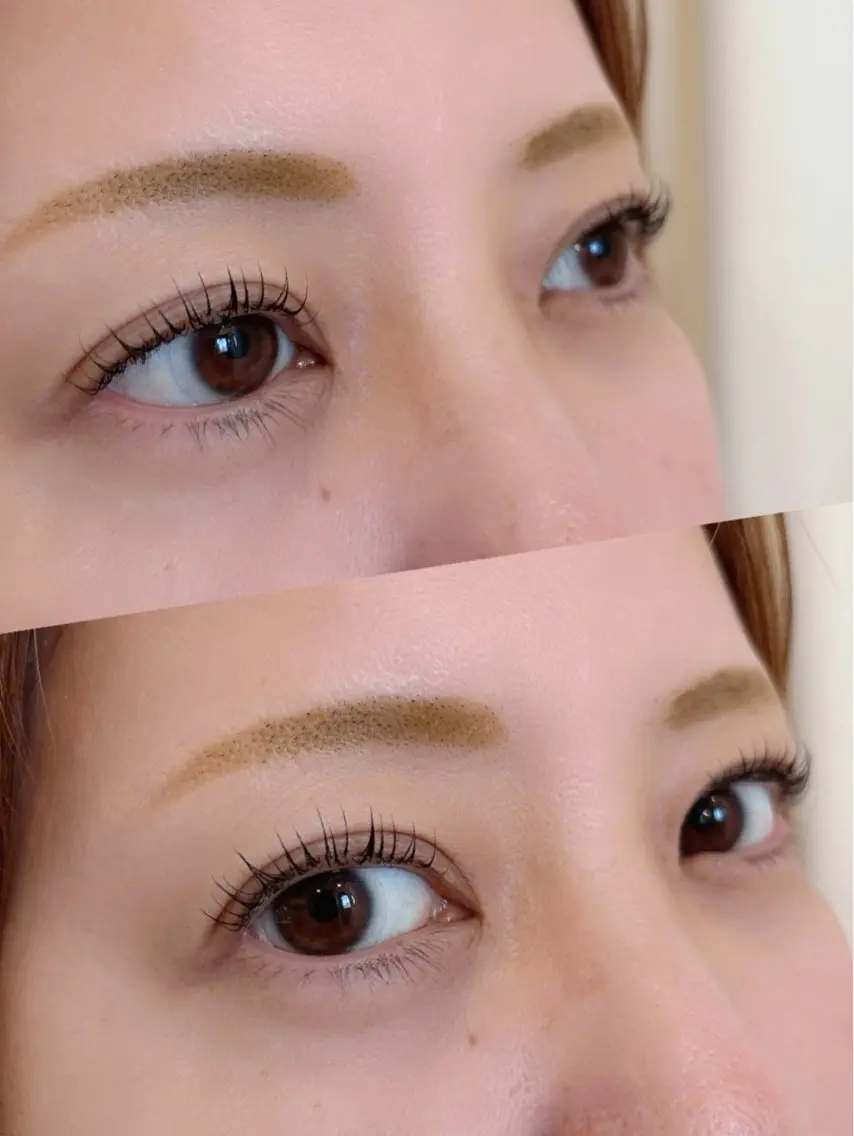 🎉ご新規様限定🎉🌈【上も下も！！】まつ毛パーマ🌈アイシャンプー＆美容液コーティング仕上げ❣️¥9900の写真