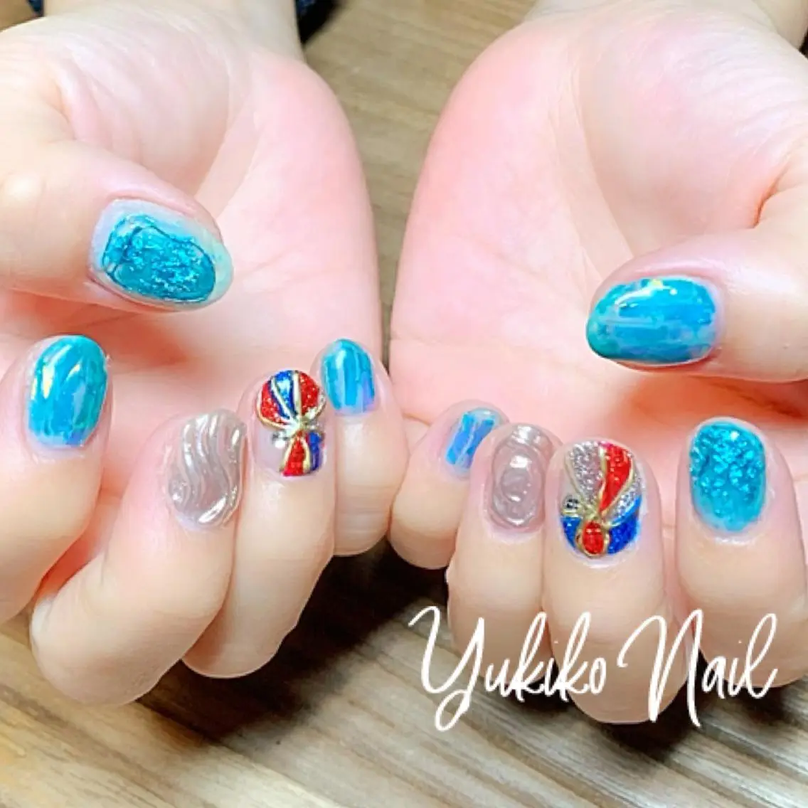 ネイル ニュアンスネイル ハンドネイル ユキコ ネイルのネイルデザイン