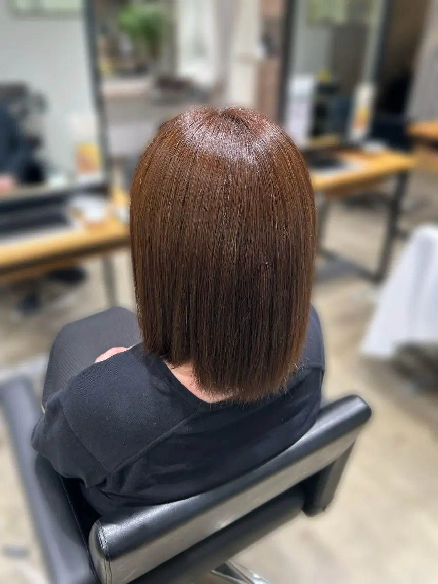 ショート カラー ブラウンカラー ナチュラルブラウン ヘアカラー くろだ かなのヘアスタイル