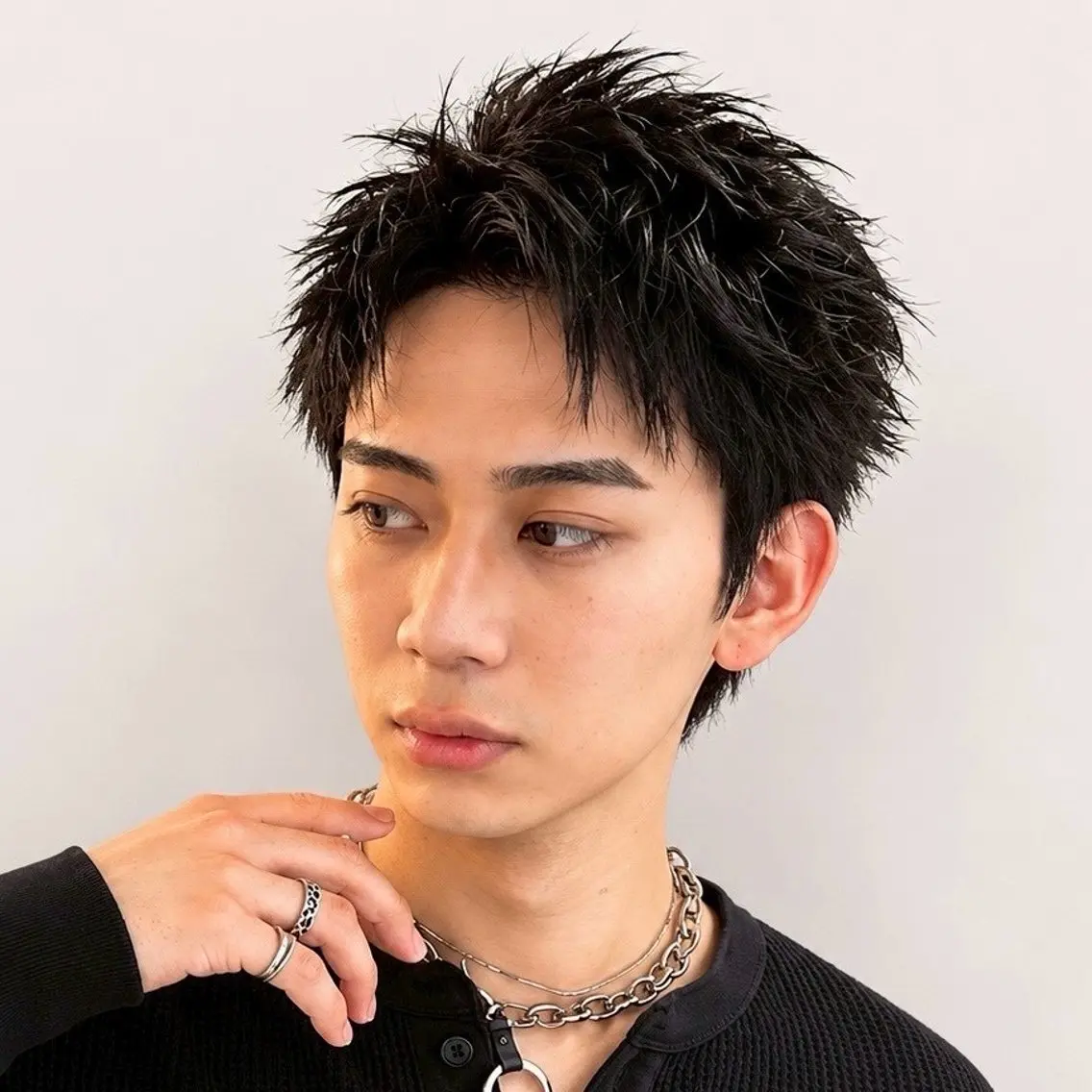 ショート メンズ カット ヘアカラー パーマ 縮毛矯正 トリートメント ヘアセット 横浜/メンズ特化/ Farbe/田中颯斗のヘアスタイル