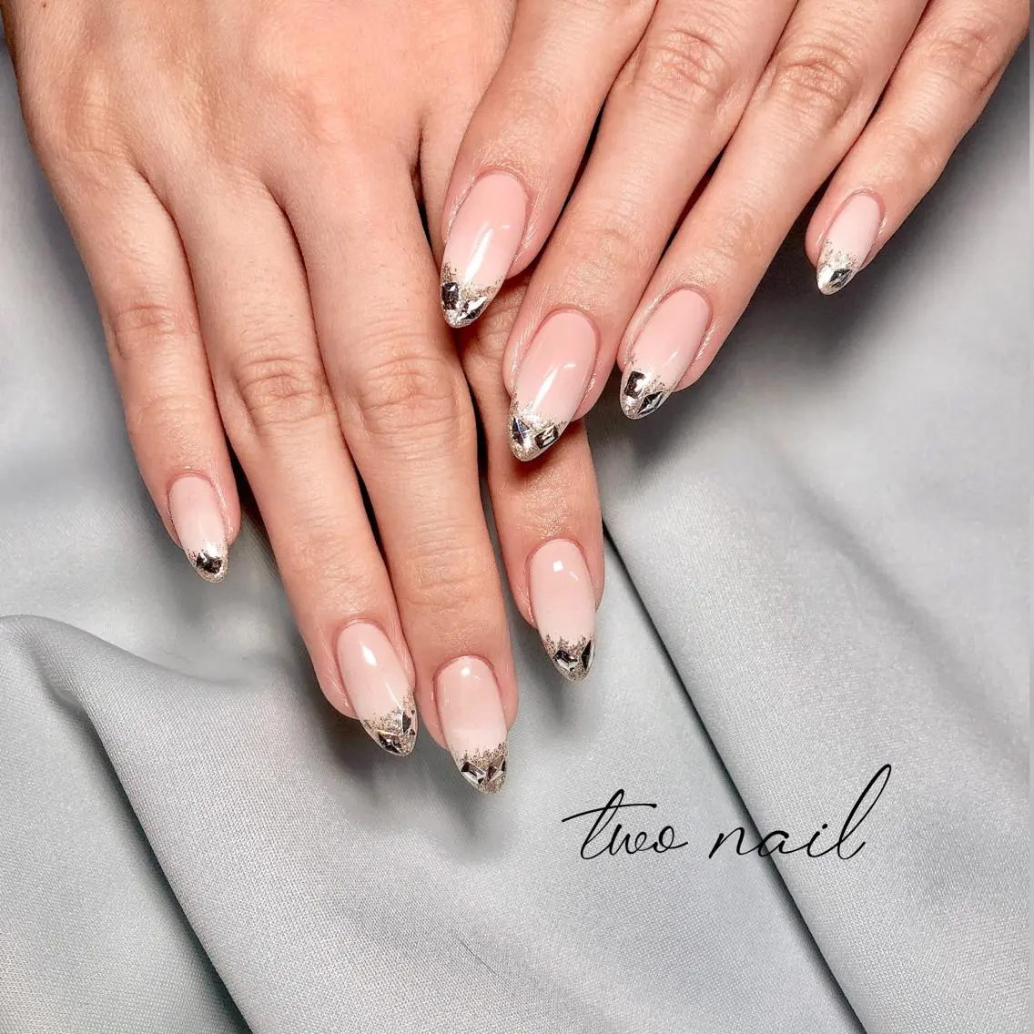 ネイル アートネイル フットネイル ハート ニュアンスネイル ブライダルネイル ハンドネイル two nailのネイルデザイン