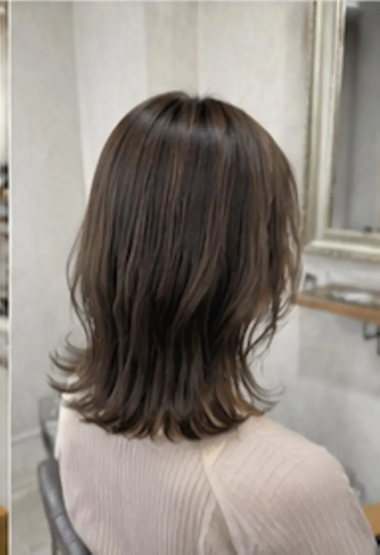 【学割24・男女🆗】低刺激カラー+ブロー¥8250→¥3850の写真