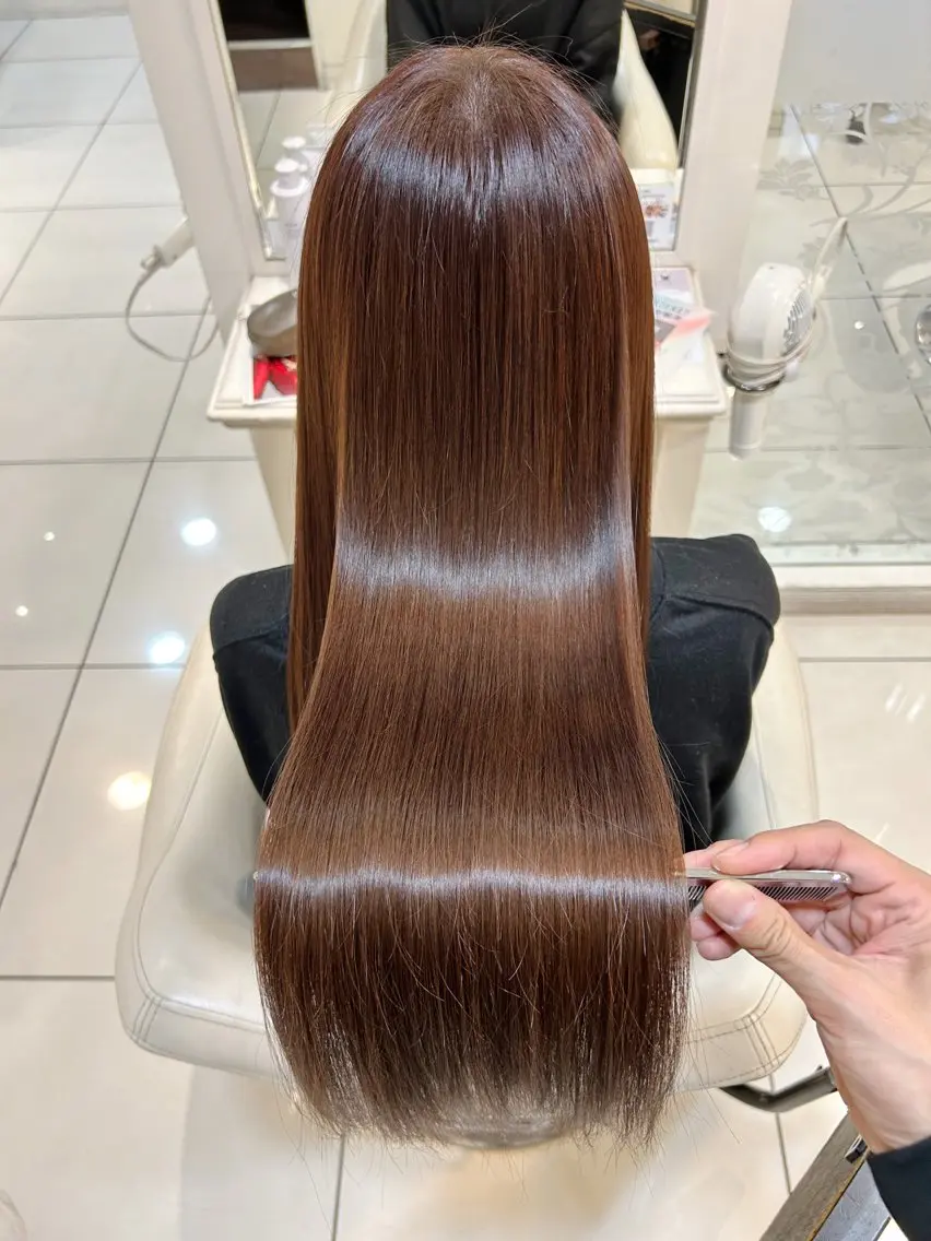 ロング 髪質改善 カット ヘアカラー トリートメント 高橋 佑のヘアスタイル