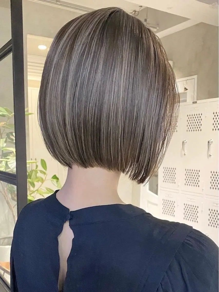 ［minimo限定価格❗️］ワンカラー🎨(aujuaシャンプー、ブロー込み)の写真
