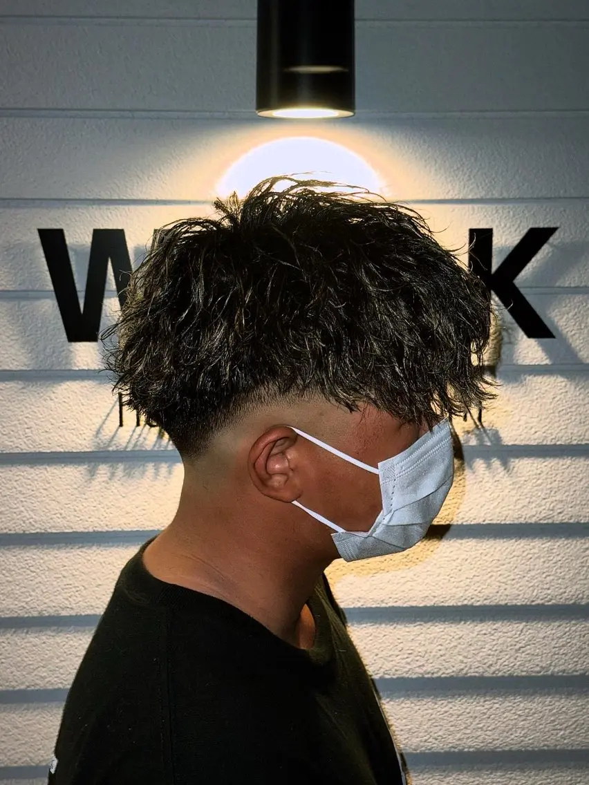 メンズ メンズパーマ 鈴木 陸のヘアスタイル