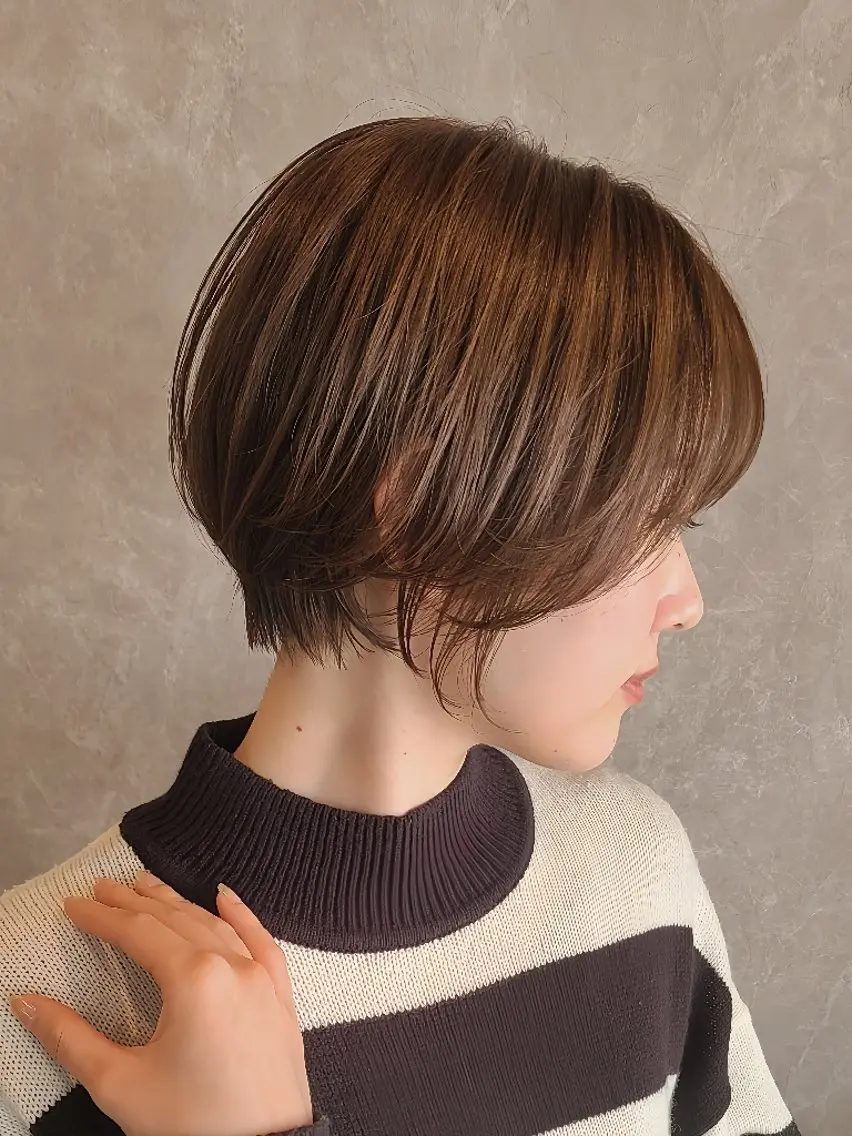 ショート 似合わせカット ショートヘア 西田 理沙のヘアスタイル