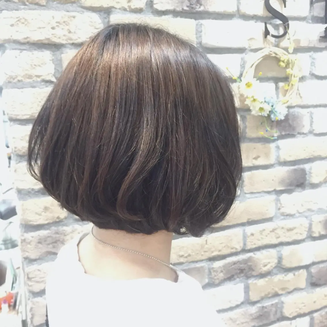 ショート ミディアム 前下がりボブ ボブ 大平 美沙のヘアスタイル