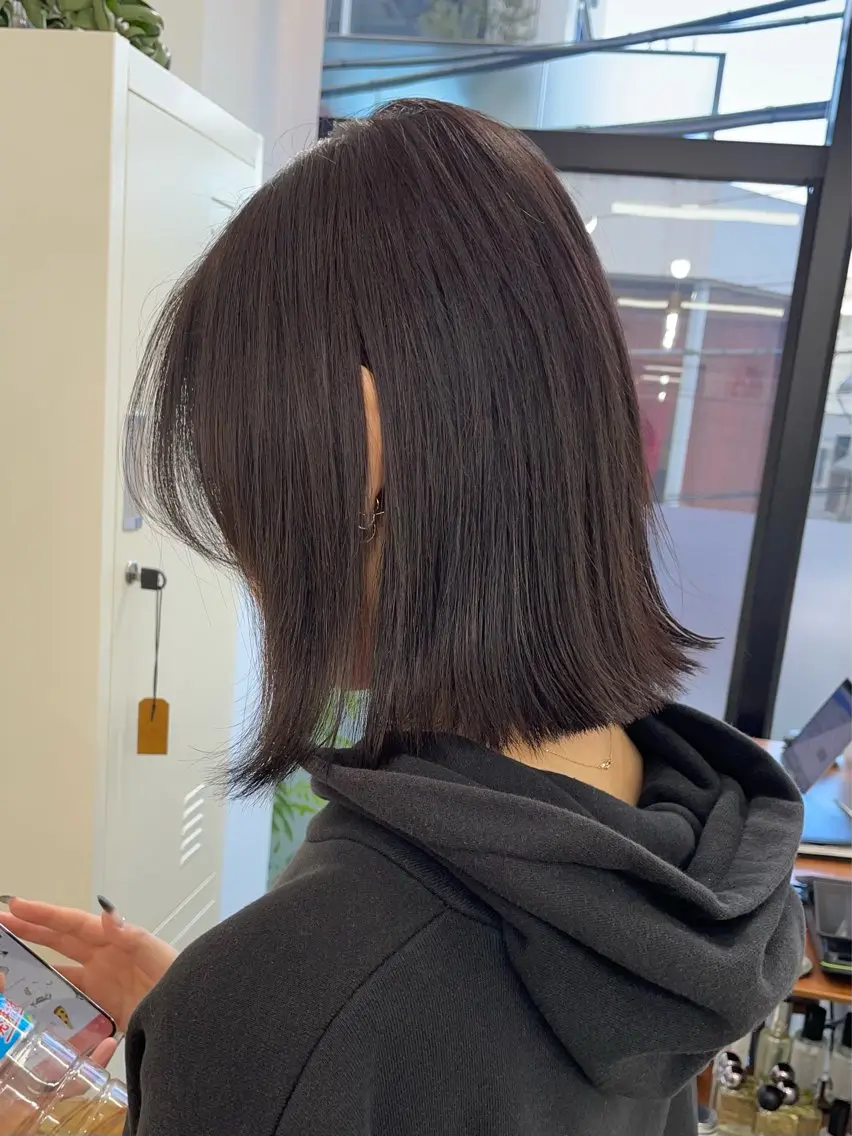 ショート カラー ブラウンカラー ボブ 外ハネヘア トリートメント カット ヘアカラー トリートメント ✨髪質改善✨原宿 えのもと　はなのヘアスタイル