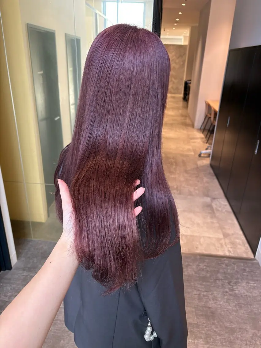 ロング カラー ヘアカラー トリートメント mao | 柔らか艶カラー🫧のヘアスタイル