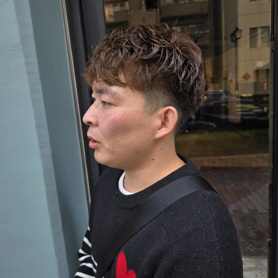 ショート パーマ メンズ ハヤシ マユ ✂ 府中美容室のヘアスタイル