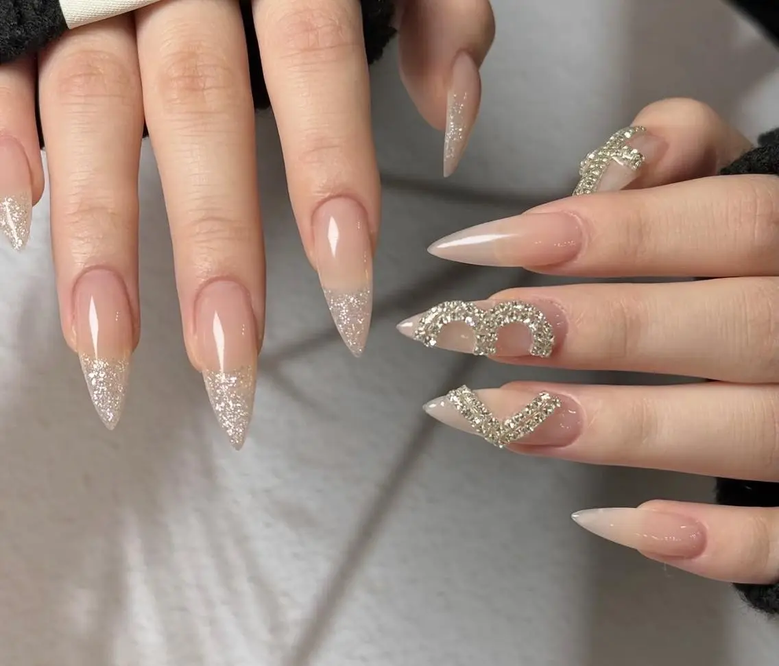 ネイル フレンチネイル ジェルネイル ハロウィン 韓国ネイル マグネットネイル ハンドネイル Hbaby nailのネイルデザイン