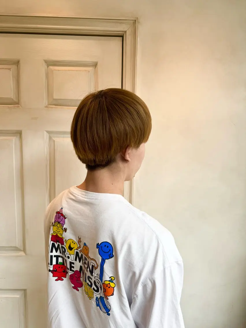 メンズ カット 透明感カラー💜 モテ髪 空陽💙のヘアスタイル