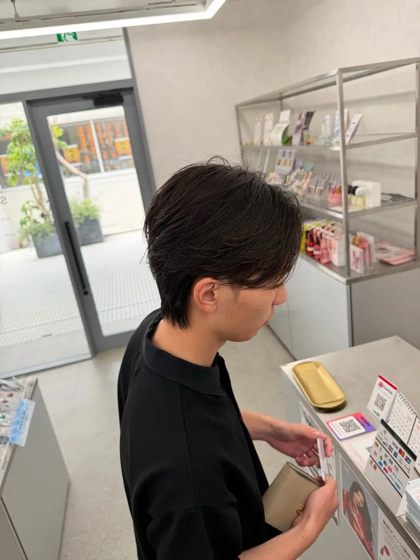 メンズ メンズパーマ カット パーマ 藤野 慶太のヘアスタイル
