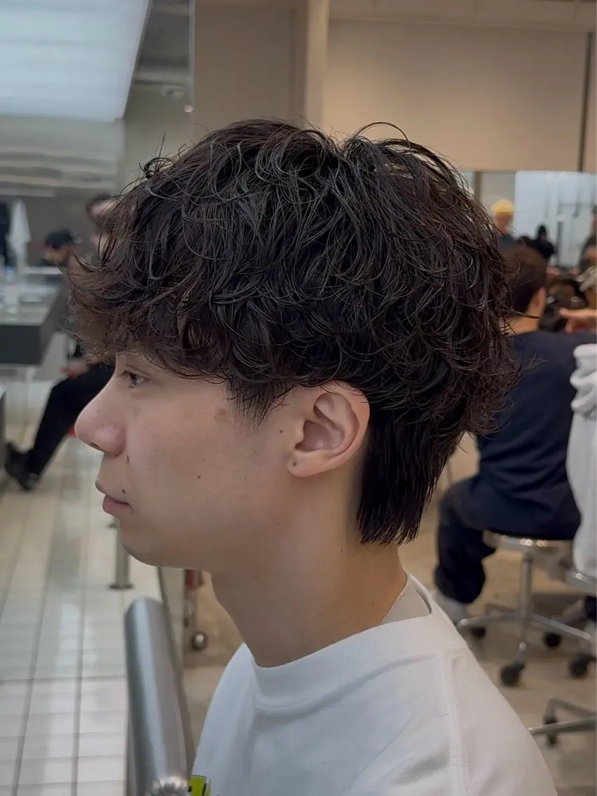 パーマ メンズ カット パーマ 川口 翔太郎（fifth）のヘアスタイル