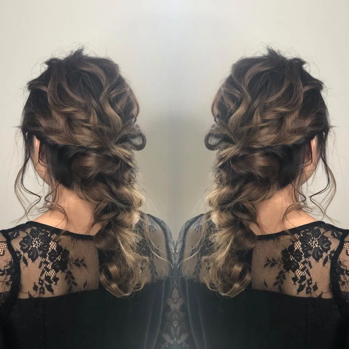 セミロング カラー ヘアアレンジ ブリーチカラー🌈 石垣翔太のヘアスタイル
