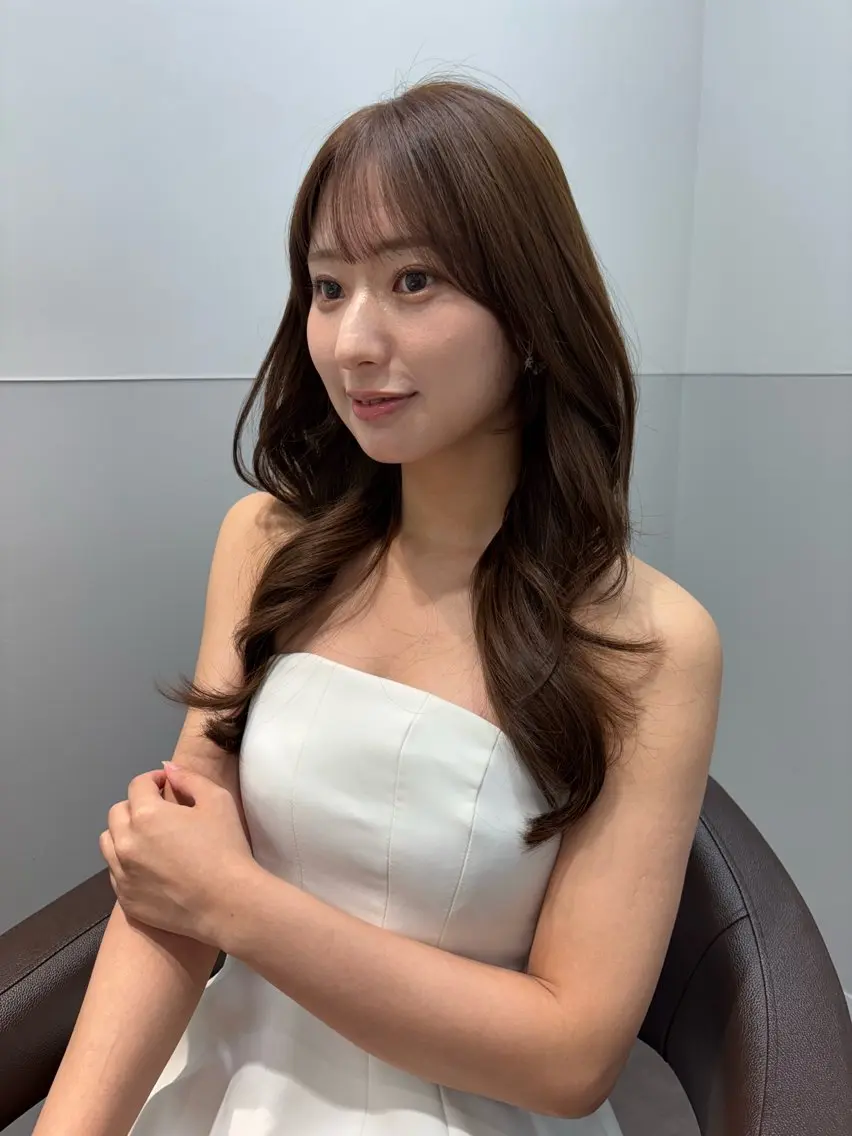 ロング カラー レイヤーカット カット ヘアカラー トリートメント JIL BLAN千葉 代表 Toshikiのヘアスタイル