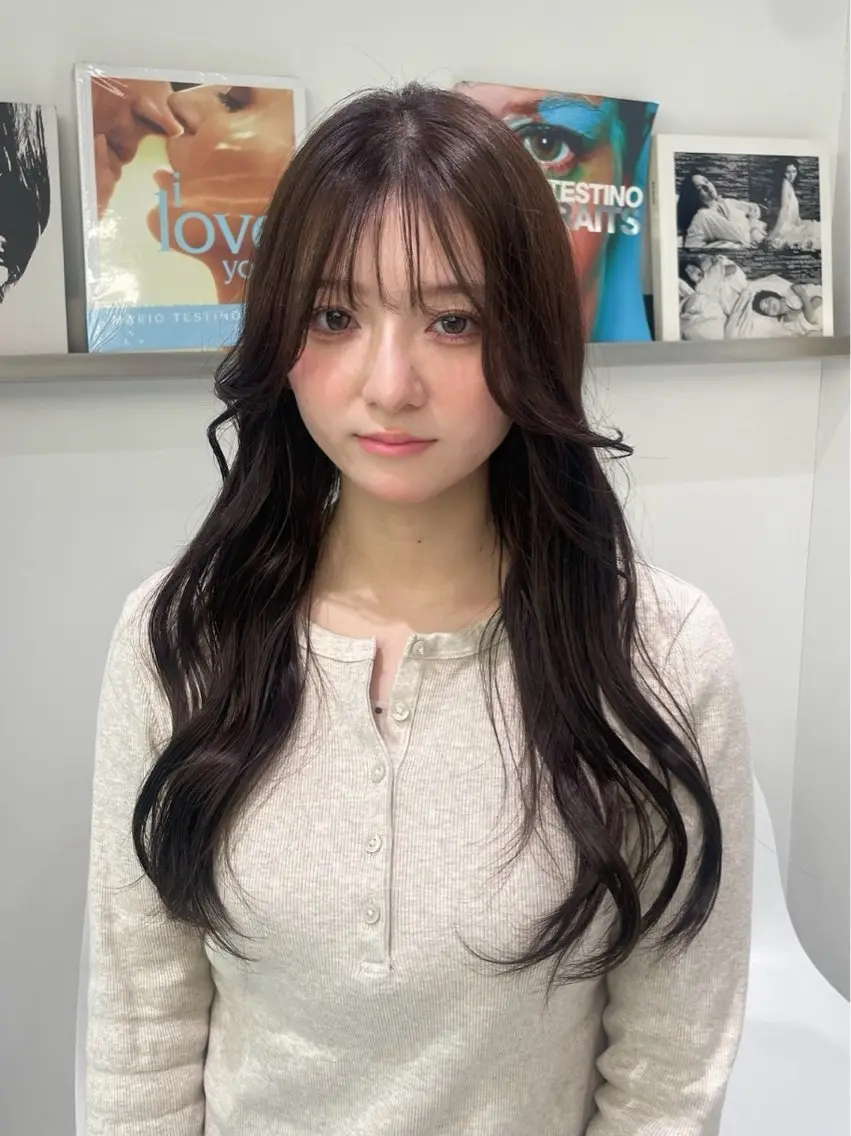 【U24限定❣️】ブリーチなしワンカラー🍫➕ReFaブラシ使用トリートメント🫧の写真