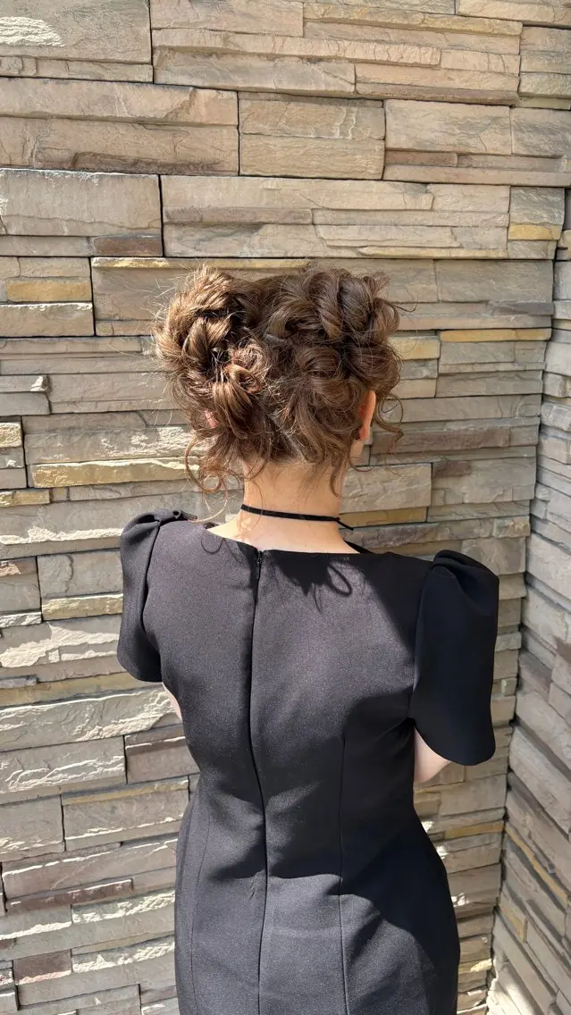 ヘアアレンジ ヘアセット 武内 莉子☆*:.｡のヘアスタイル