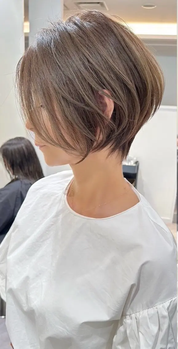 ショート カラー カット ヘアカラー トリートメント 【6月限定価格】 ショート特化/荒砂のヘアスタイル