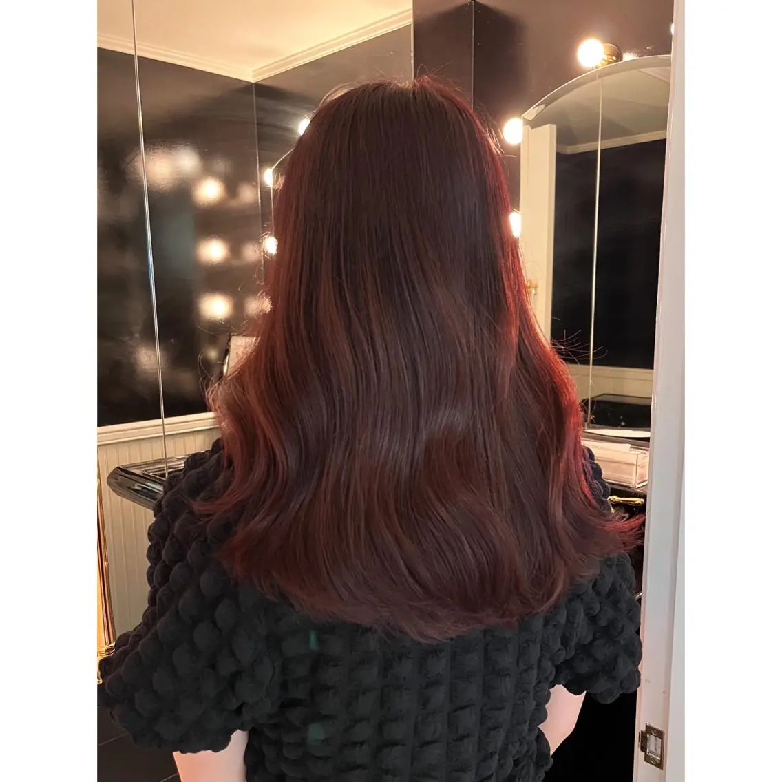 セミロング カラー ブリーチ ヘアカラー miyu /トレンド カラー×艶髪のヘアスタイル