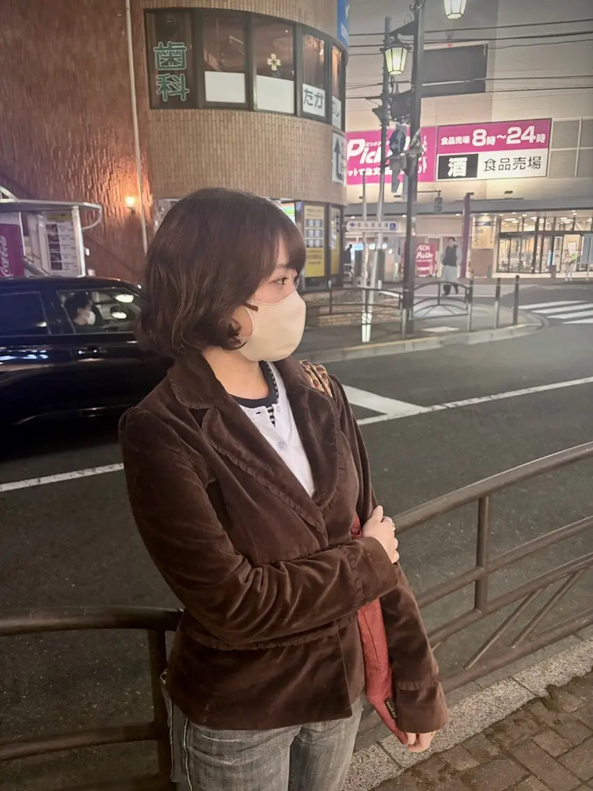 ショート パーマ 細田 舞乃のヘアスタイル