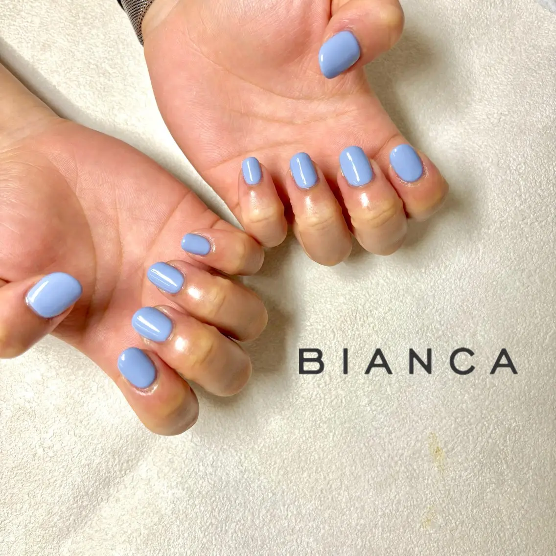 ネイル ワンカラーネイル ハンドネイル Bianca 長津田　松原･*°☆のネイルデザイン