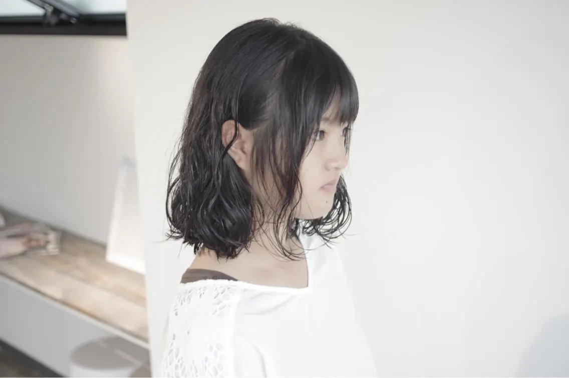 ミディアム パーマ 🌈ディレクター🌈 徳松優希のヘアスタイル