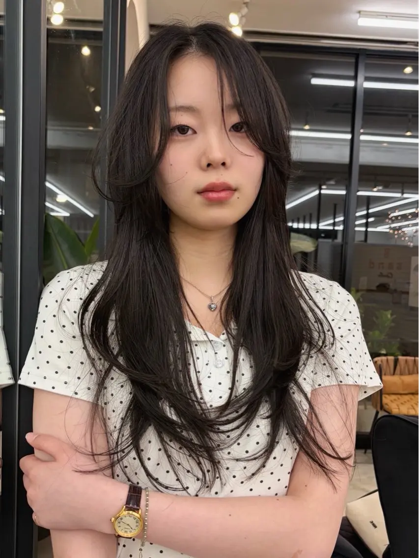 ロング くろかわ まいのヘアスタイル