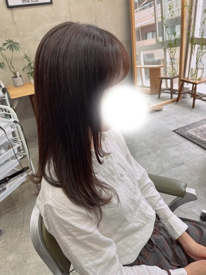 カット+髪質改善酸性ストレート🩶の写真