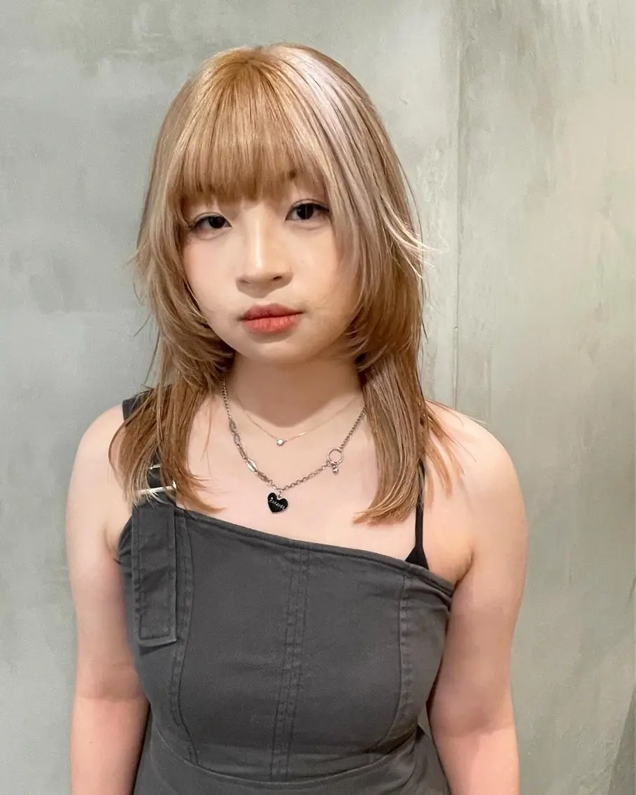 ミディアム カラー カット ヘアカラー トリートメント 優作 〜圧倒的信頼〜のヘアスタイル