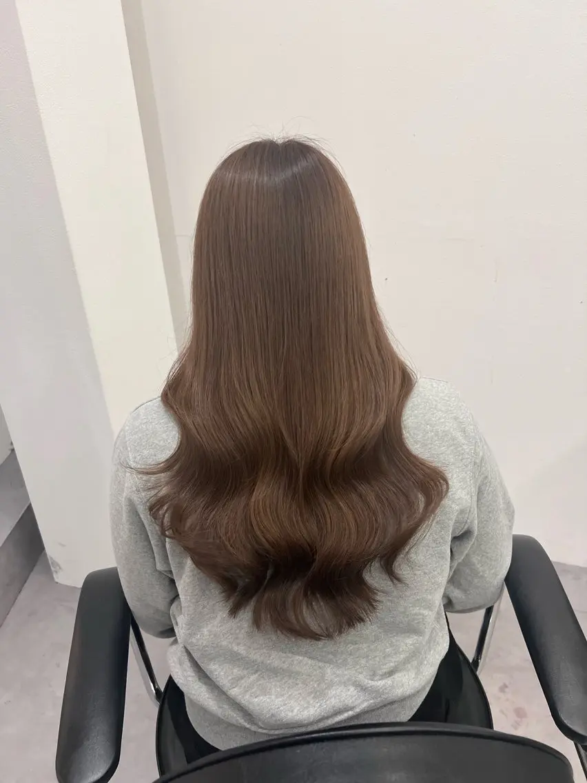 セミロング ヘアカラー トリートメント しゅういち/赤み消し カラー特化のヘアスタイル