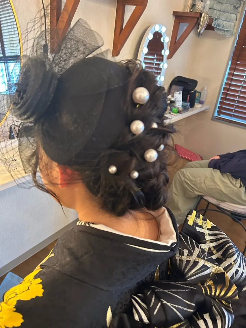 ヘアアレンジ 小顔矯正　まつ毛 Komaci篠田敦子のヘアスタイル
