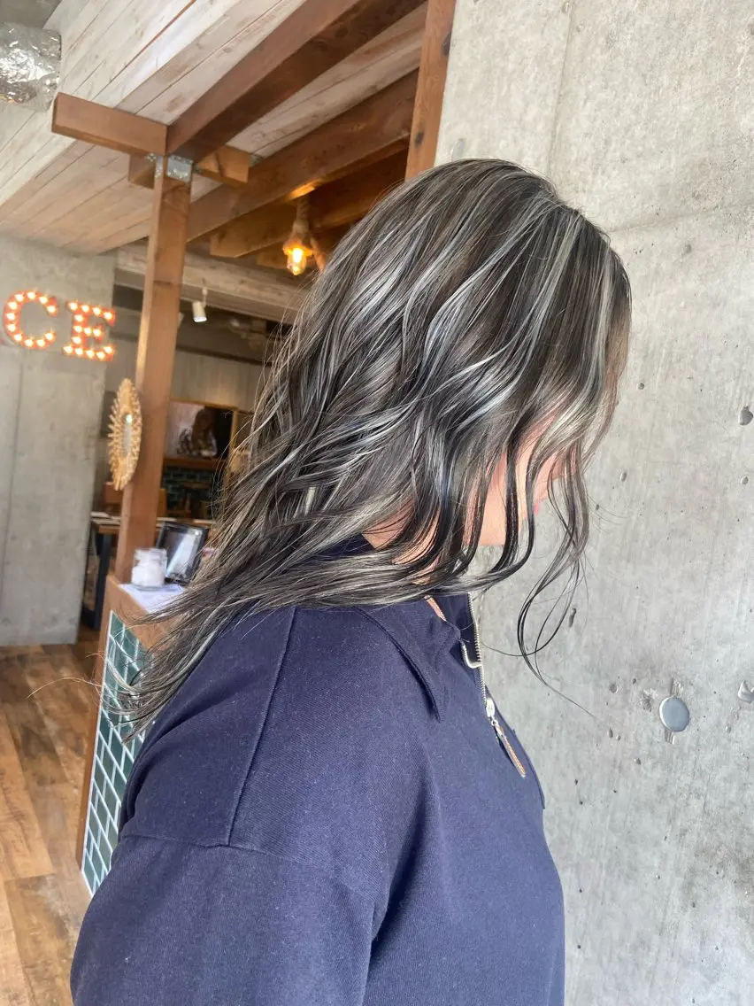 ミディアム カラー ヘアカラー トリートメント ヘアセット ❤️カラー得意 🧡松浦睦樹❤️のヘアスタイル