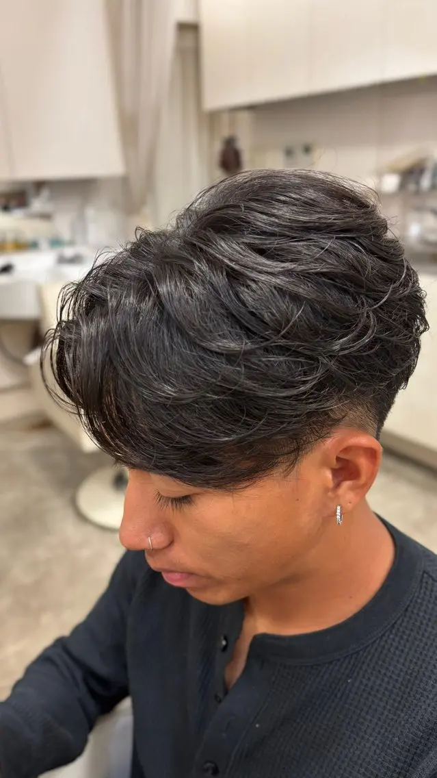 ショート パーマ メンズ メンズパーマ acca/ 黒田かれんのヘアスタイル