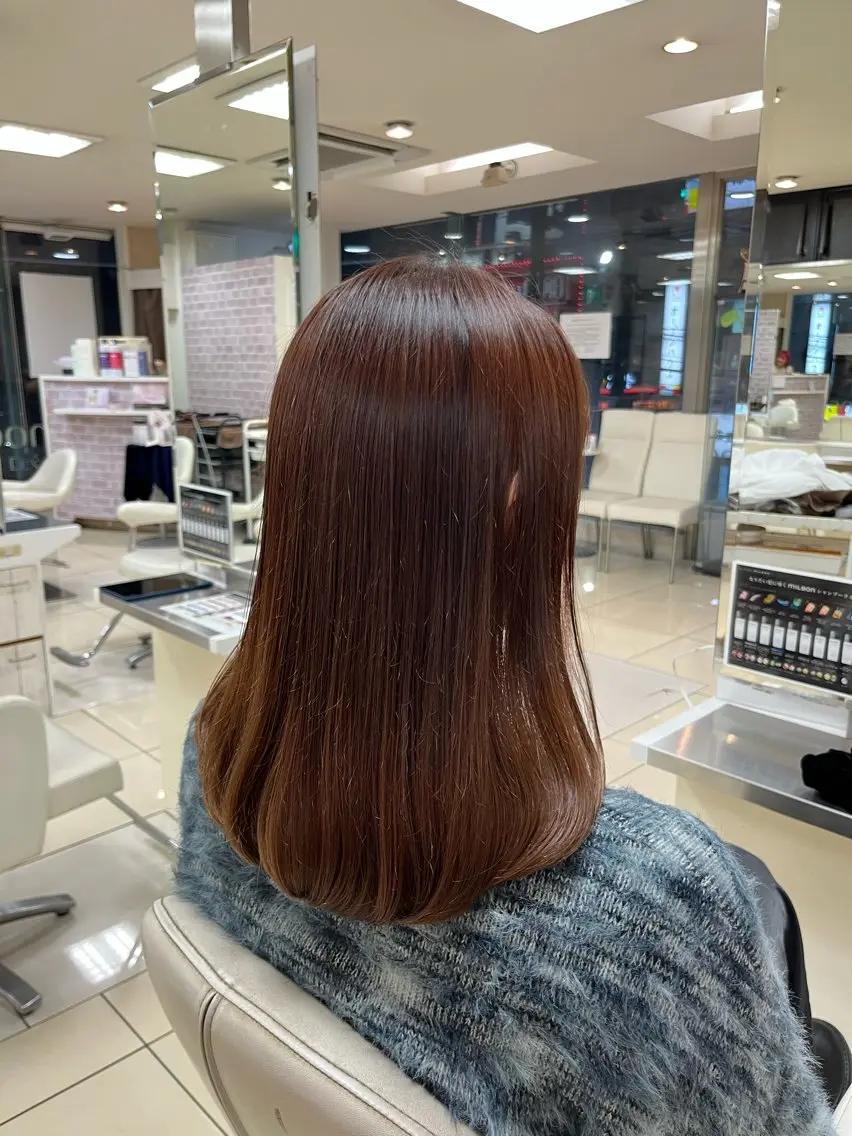 セミロング カット 🫧つや髪🫧 玉城ひなた🫧のヘアスタイル