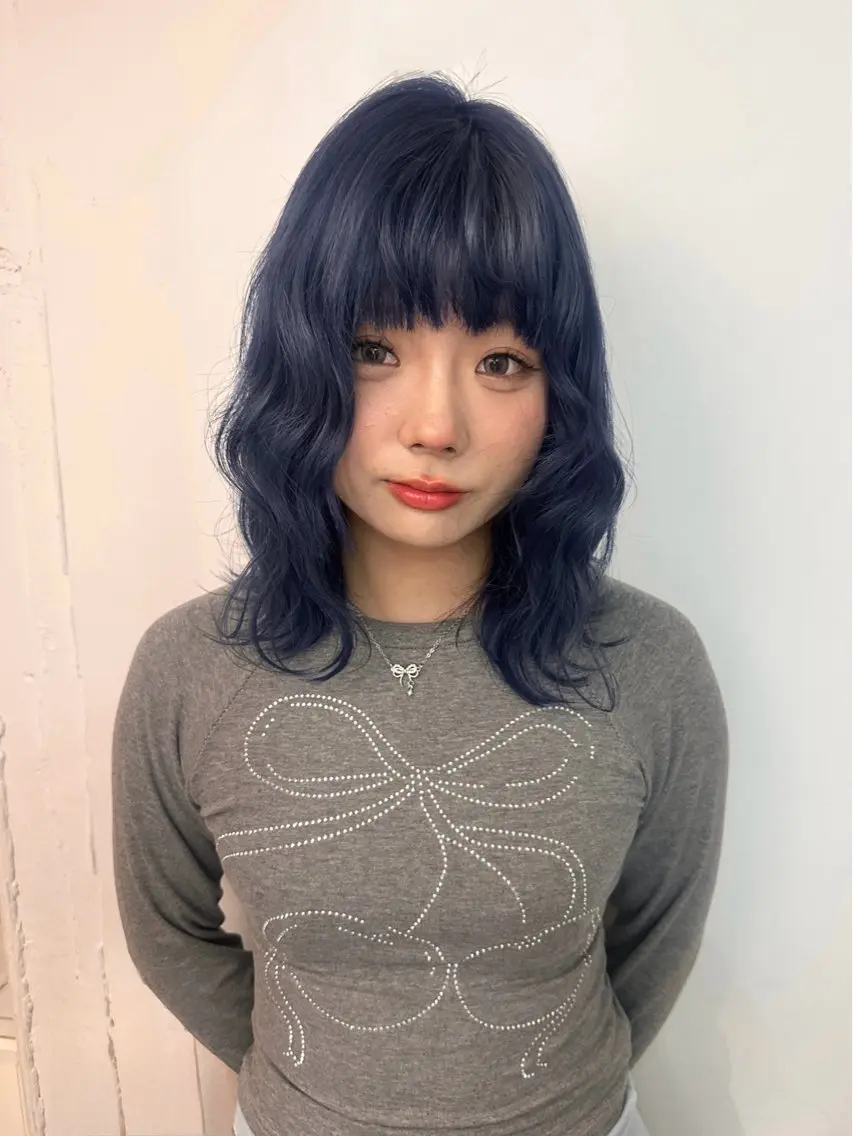 ミディアム ヘアカラー トリートメント Hana ハイトーン🕯🩰のヘアスタイル