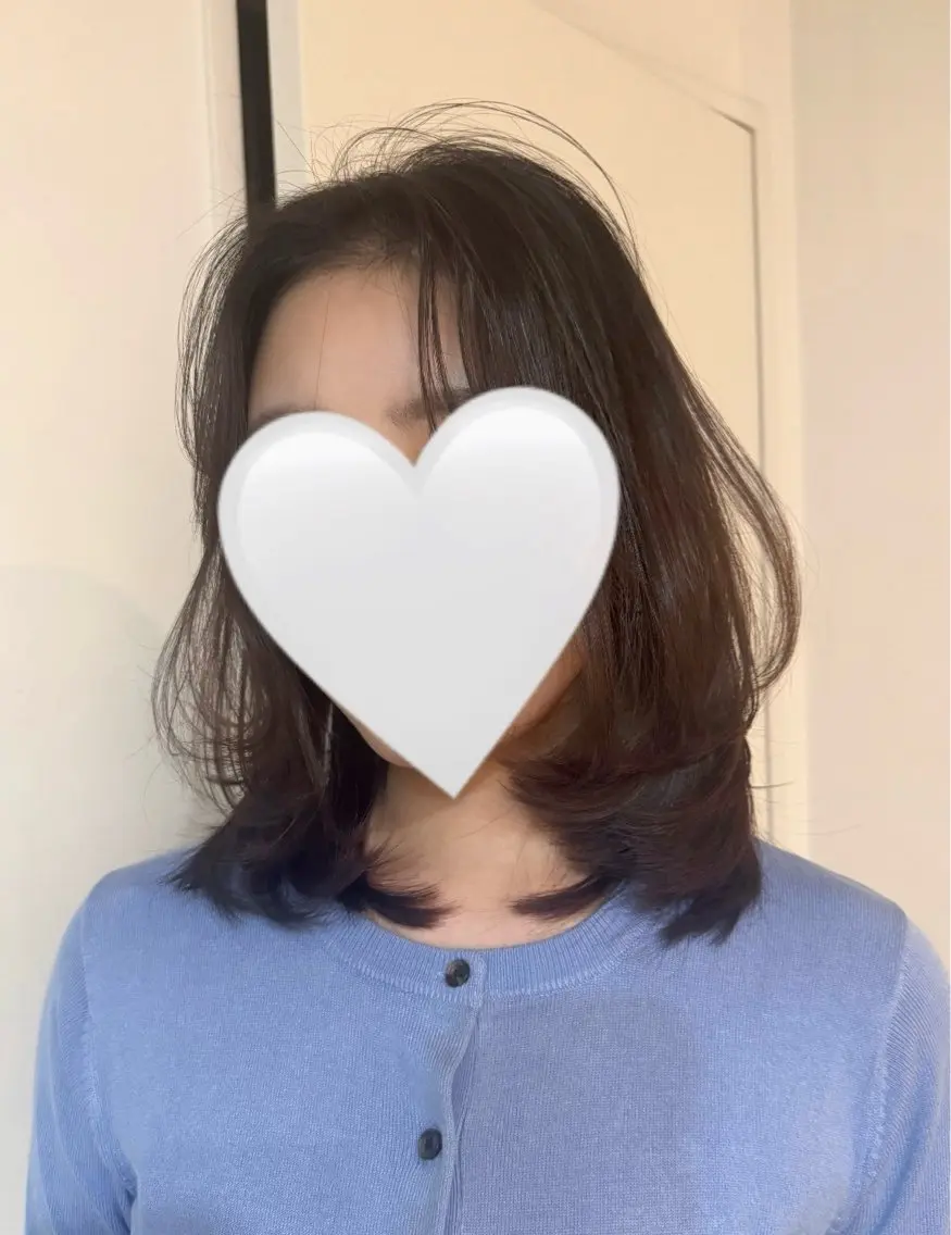 ミディアム yuki/新宿 ／オリーブカラー🍈のヘアスタイル