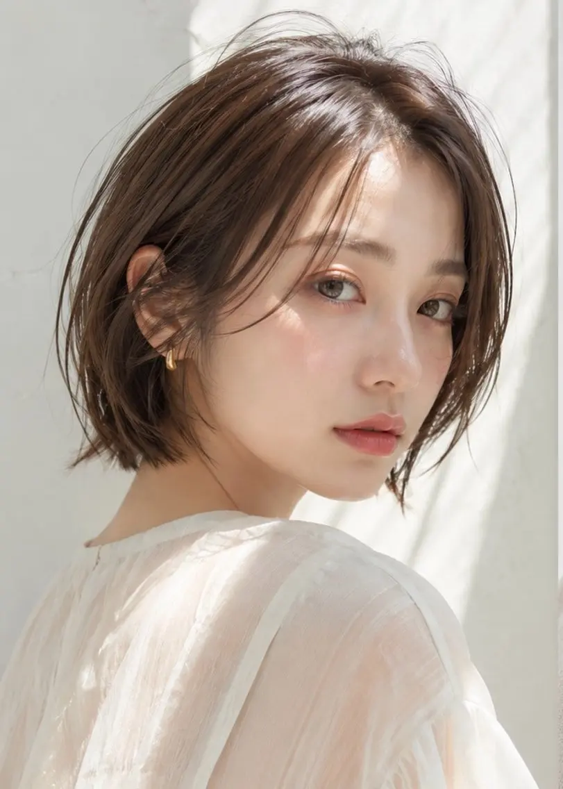 ミディアム LOVESTOIKE 堂本のヘアスタイル