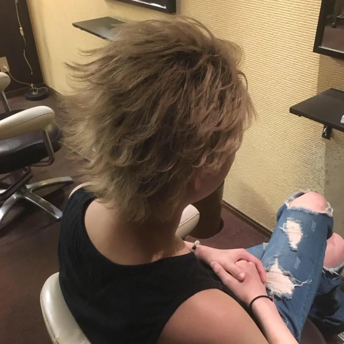 ショート メンズ セット&メイク RICK trickのヘアスタイル